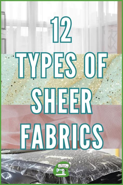 types of sheer fabric